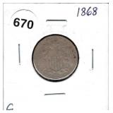 1868 Shield Nickel G