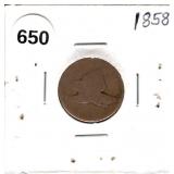 1858 Flying Eagle Cent AG