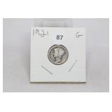 1921 Mercury Dime G