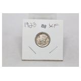 1923 Mercury Dime XF
