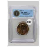 2007-s PR70 Dcam Madison Presidential Dollar