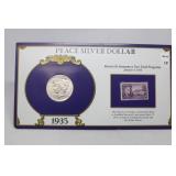1925 Carded Peace Dollar