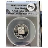 2008-s Silver New Mexico Quarter PF 70 DCAM
