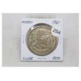 1961 Silver Peso