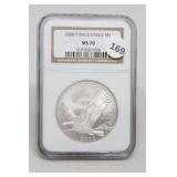 2008-p NGC MS70 Bald Eagle Silver Dollar