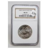 2008-p NGC 70 Bald Eagle Half Dollar