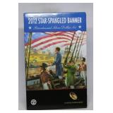 2012 Proof Star Spangled Banner Silver Dollar