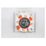 Vintage $1 lady luck casino chip