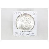 1878- S Morgan, silver dollar MS 62/63