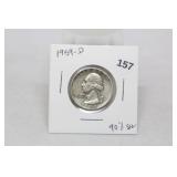 1959-D Washington 25c 90% Silver