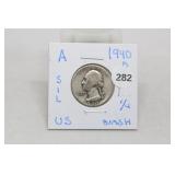19440-d Silver Washington Quarter