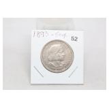 1893 Columbian half dollar XF