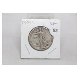 1933-S WALKING LIBERTY VF