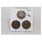 1919 PDS Cents