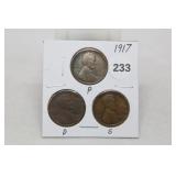 1917 PDS Cents VF