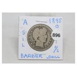 1985o Barber Half Dollar