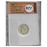 1953-S Silver Dime