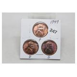 1949 PDS Cents BU