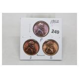 1952 PDS Cents BU