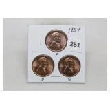 1954 PDS Cents BU