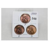 1950 PDS Cents BU