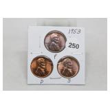 1953 PDS Cents BU