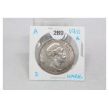1911A Silver Germany 3 Marks