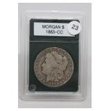 1883-cc Morgan Silver Dollar