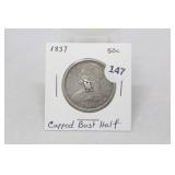 1837 Capped Bust Half Dollar