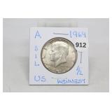 1964 Silver Kennedy Half Dollar