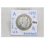 1892o Barber Half -Marked as Micro O but it is NOT