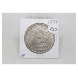 1879 Morgan Silver Dollar XF