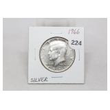 1966 Kennedy Half Dollar BU