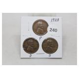 1928 PDS Cents XF