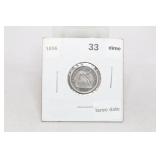 1856 Seated Liberty Dime - Large Date