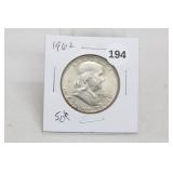 1962 Franklin Half Dollar
