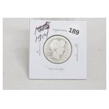1914 Barber quarter