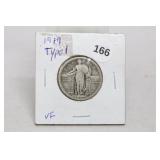 1917 Type 1 Standing Liberty Quarter