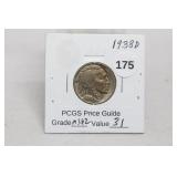 1938-d MS Buffalo Nickel