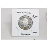 2005 Silver W.Virginia Proof Quarter