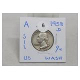 1948-s Silver Washington Quarter