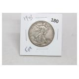 1943 Walking Liberty Half Dollar