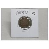 1908-s Indian Head Cent -Key Date!!