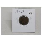 1911-D Lincoln Cent
