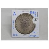 1884-s Morgan Silver Dollar