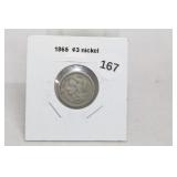 1865 3 cent Nickel