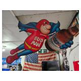 Budweiser flying sign