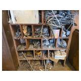 Misc. items & shelf