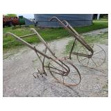 Vintage wooden cultivators