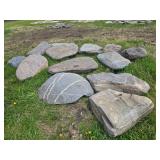 Flat rocks - potential steps